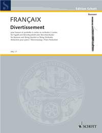 Francaix: Divertissement for Bassoon published by Schott