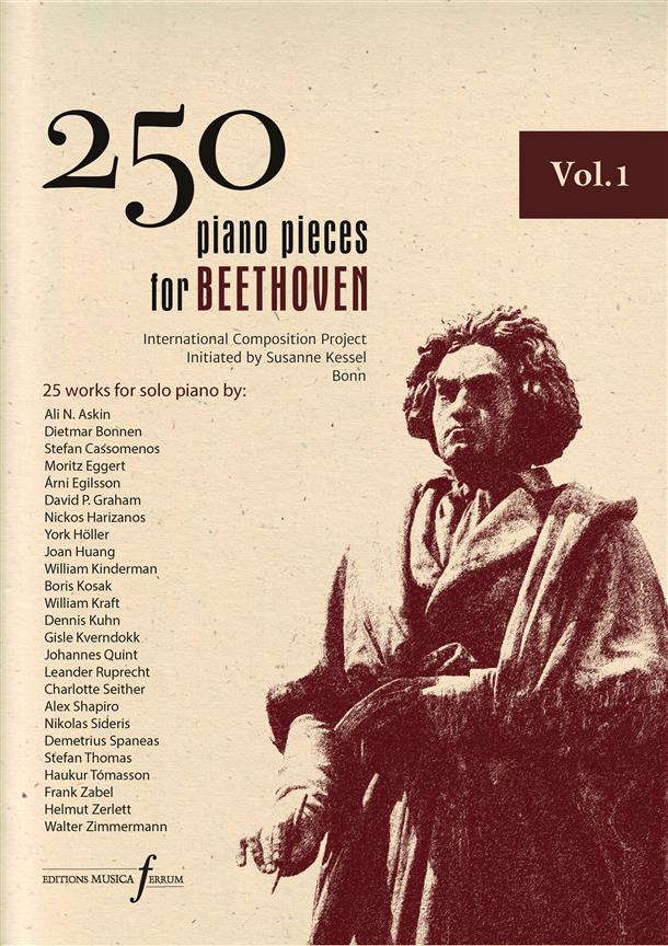 250 Piano Pieces For Beethoven - Volume 1 published by Ferrum