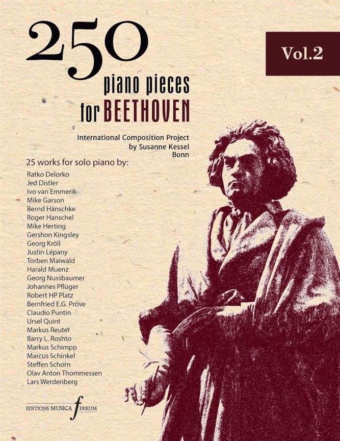 250 Piano Pieces For Beethoven - Volume 2 published by Ferrum