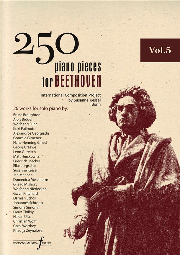 250 Piano Pieces For Beethoven - Volume 5 published by Ferrum