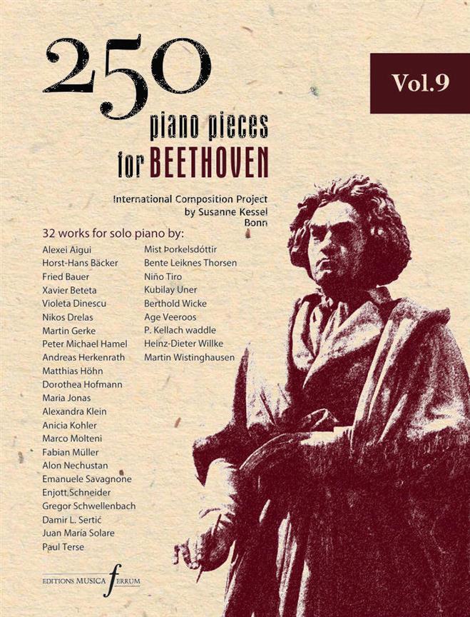 250 Piano Pieces For Beethoven - Volume 9 published by Ferrum