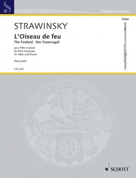 Stravinsky: The Firebird for Flute published by Schott