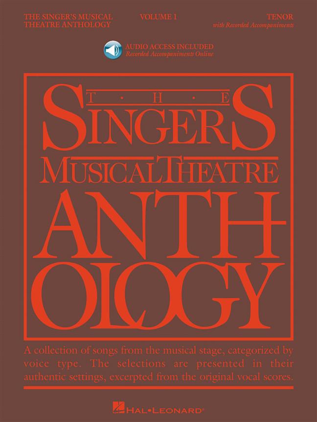 Singers Musical Theatre Anthology 1 Tenor published by Hal Leonard (Book/Online Audio)