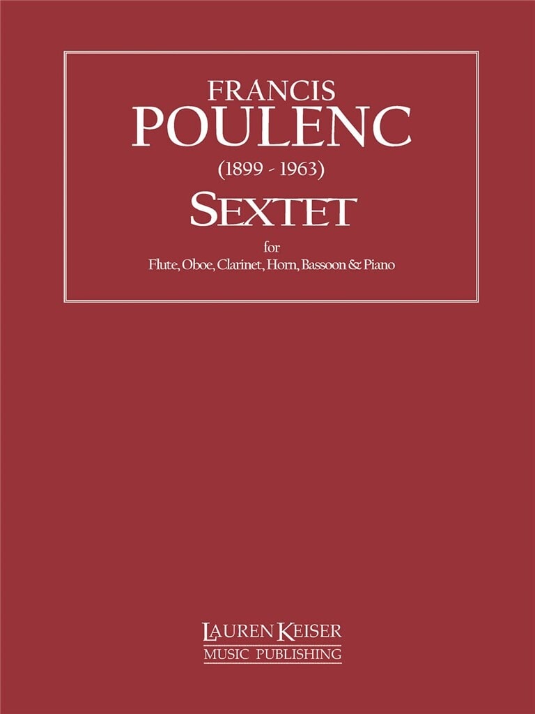 Poulenc: Sextet for Woodwind Ensemble published by LKM