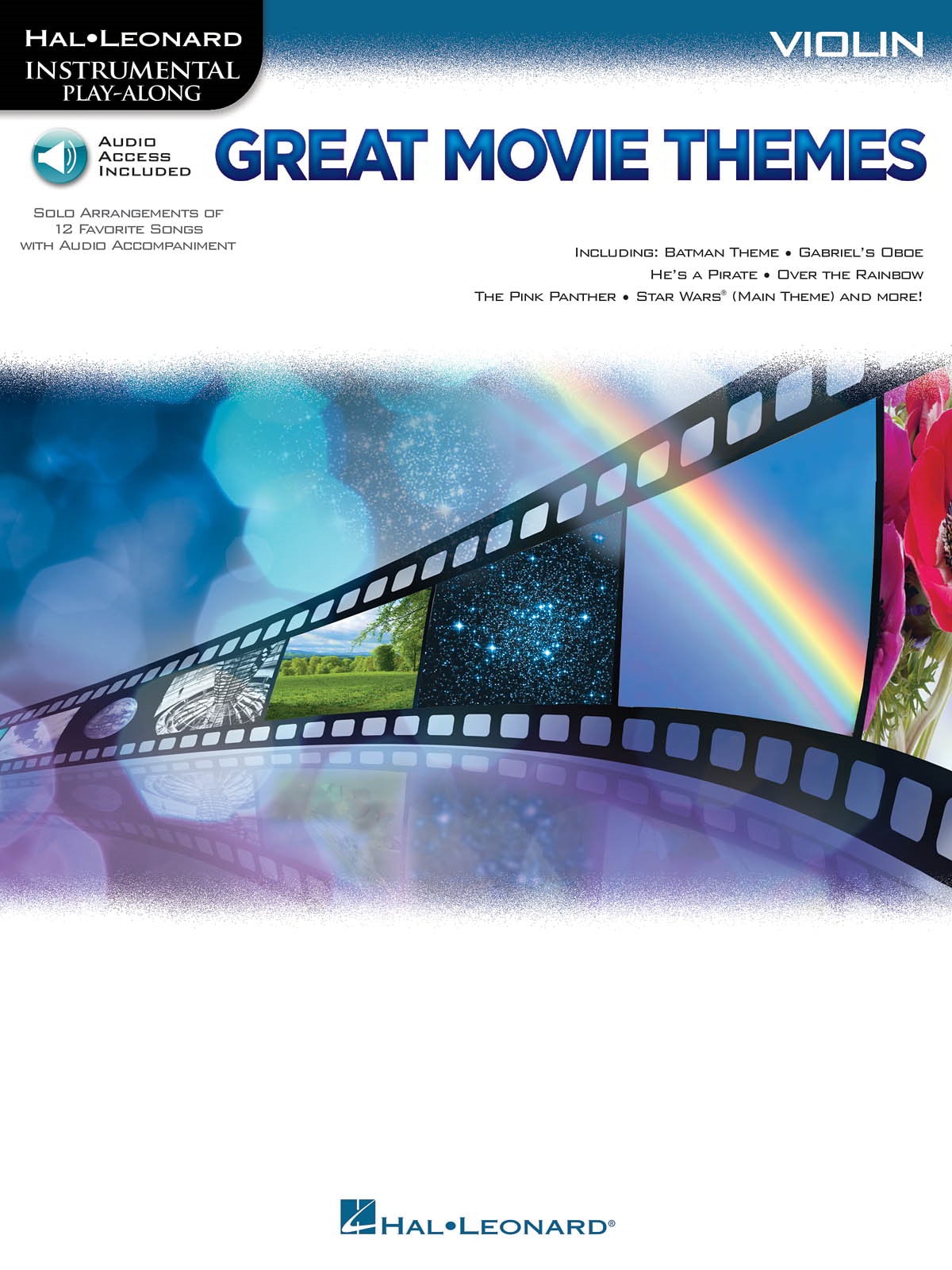 Great Movie Themes - Violin published by Hal Leonard (Book/Online Audio)