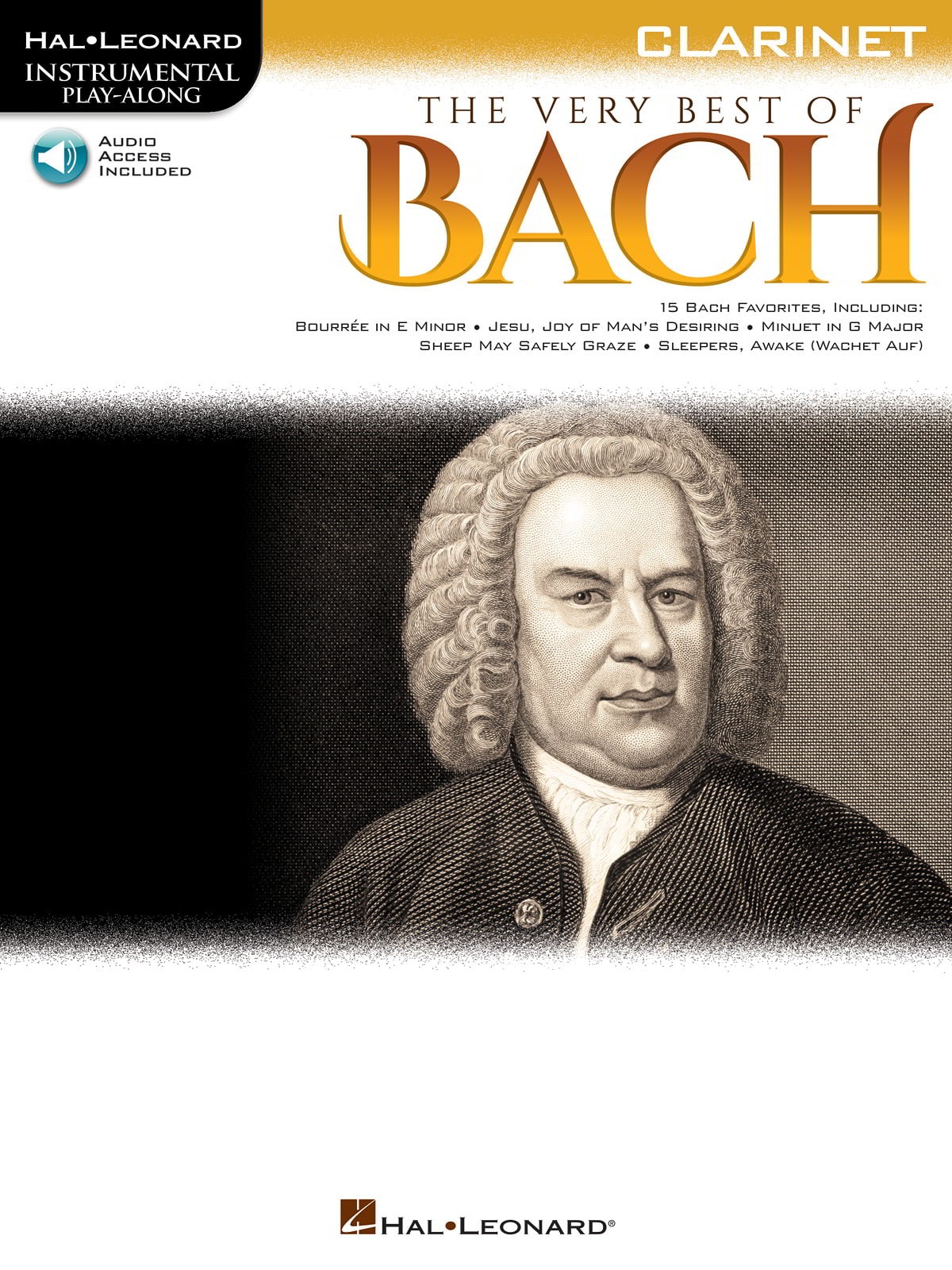 The Very Best of Bach - Clarinet published by Hal Leonard (Book/Online Audio)