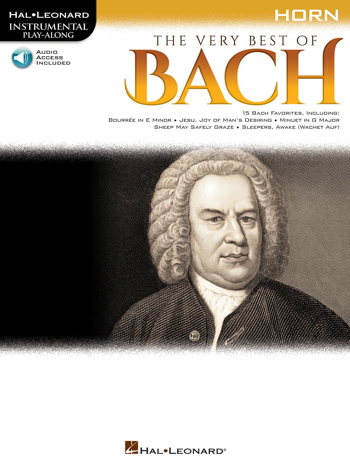 The Very Best of Bach - Horn published by Hal Leonard (Book/Online Audio)