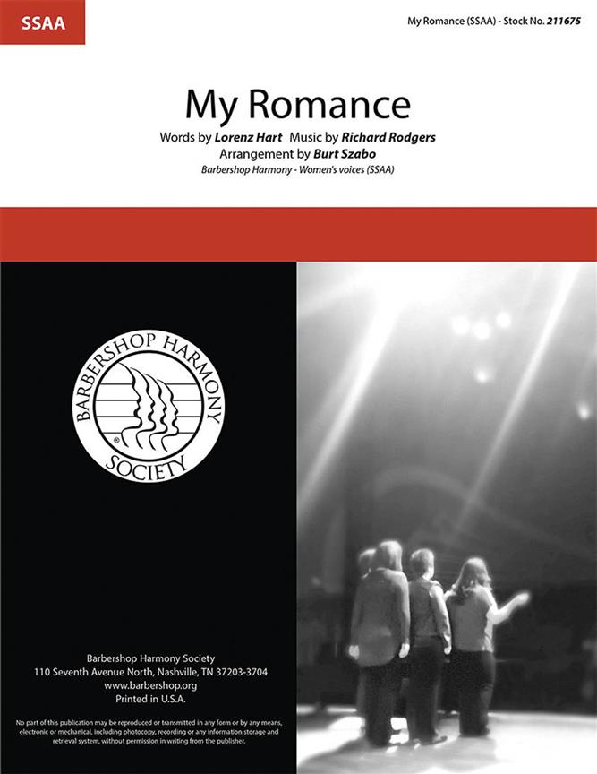 Rodgers: My Romance SSAA published by Barbershop Harmony Society