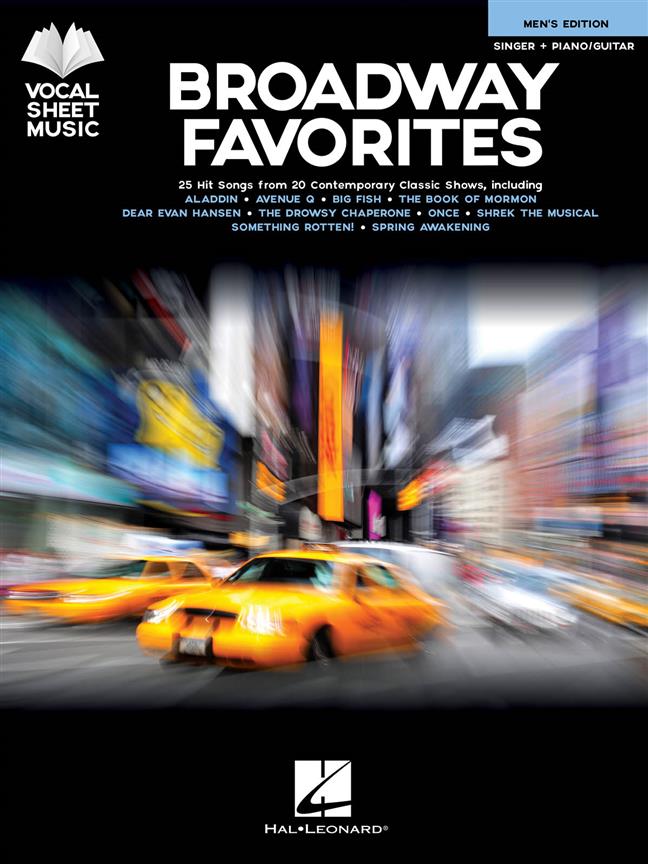 Broadway Favorites - Men's Edition published by Hal Leonard
