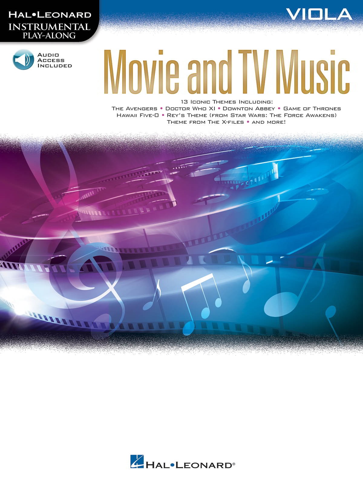 Movie and TV Music - Viola published by Hal Leonard (Book/Online Audio)