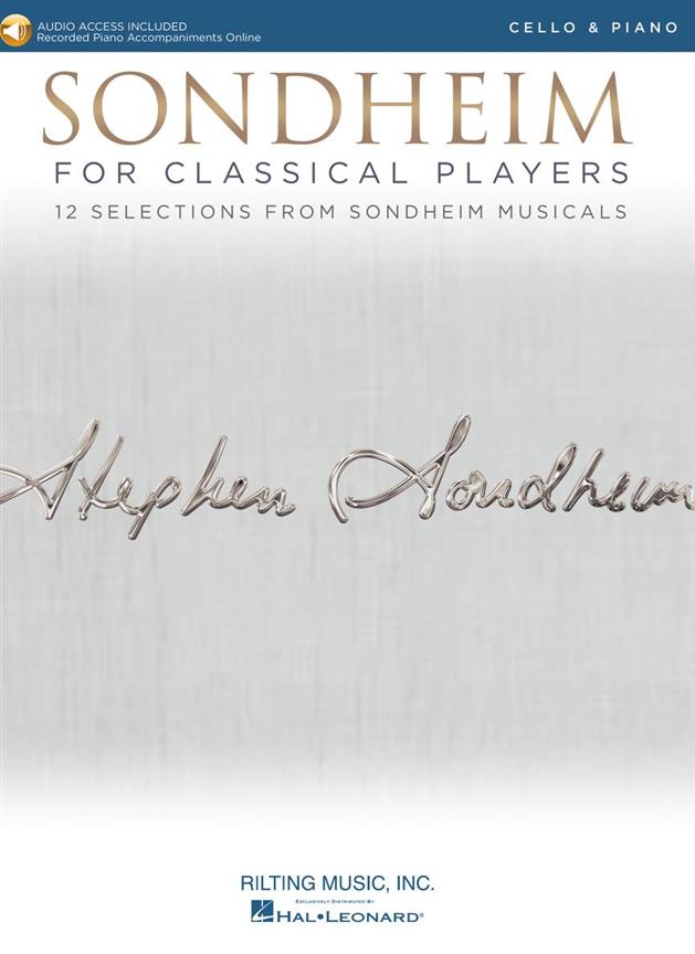 Sondheim for Classical Players - Cello published by Hal Leonard (Book/Online Audio)