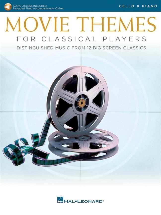 Movie Themes for Classical Players - Cello published by Hal Leonard (Book/Online Audio)