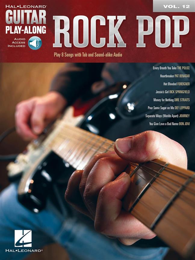 Guitar Play-along Volume 12: Rock Pop published by Hal Leonard