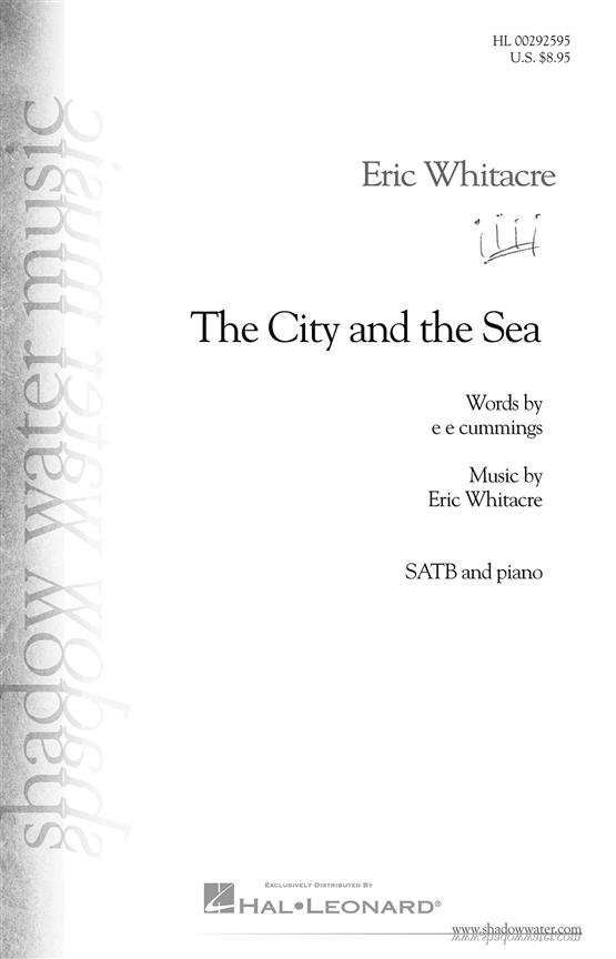 Whitacre: City and the Sea SATB published by Shadow Water