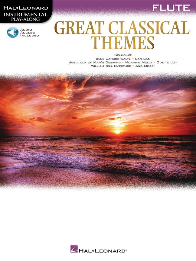 Great Classical Themes - Flute published by Hal Leonard (Book/Online Audio)