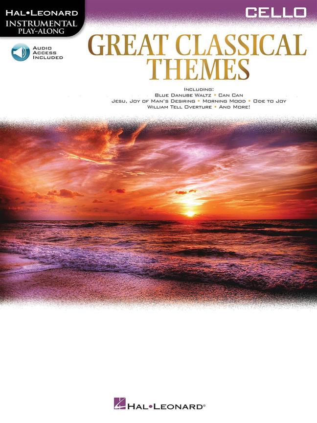 Great Classical Themes - Cello published by Hal Leonard (Book/Online Audio)