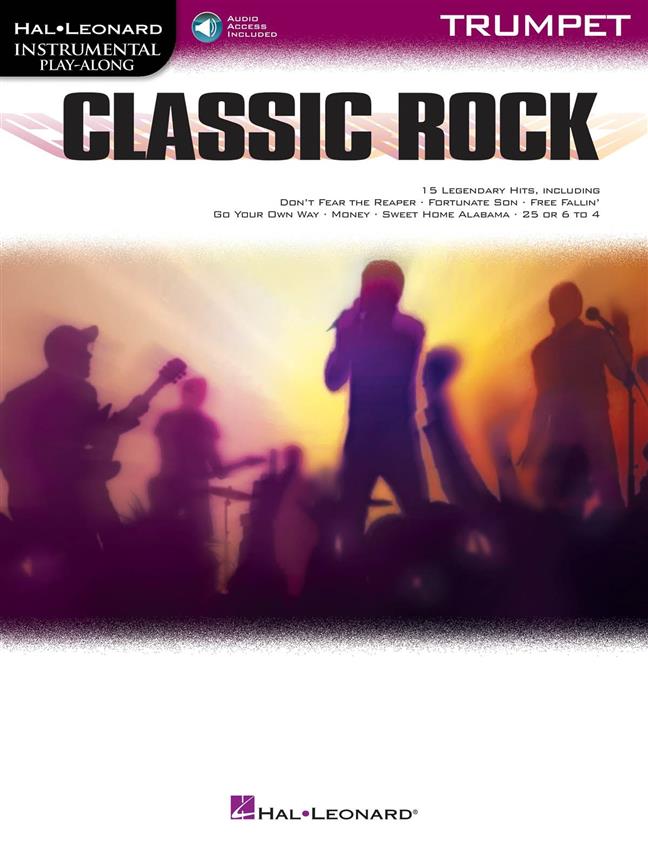 Classic Rock - Trumpet published by Hal Leonard (Book/Online Audio)