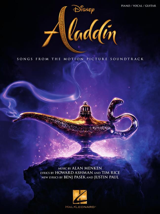 Aladdin 2019 Movie Soundtrack PVG published by Hal Leonard