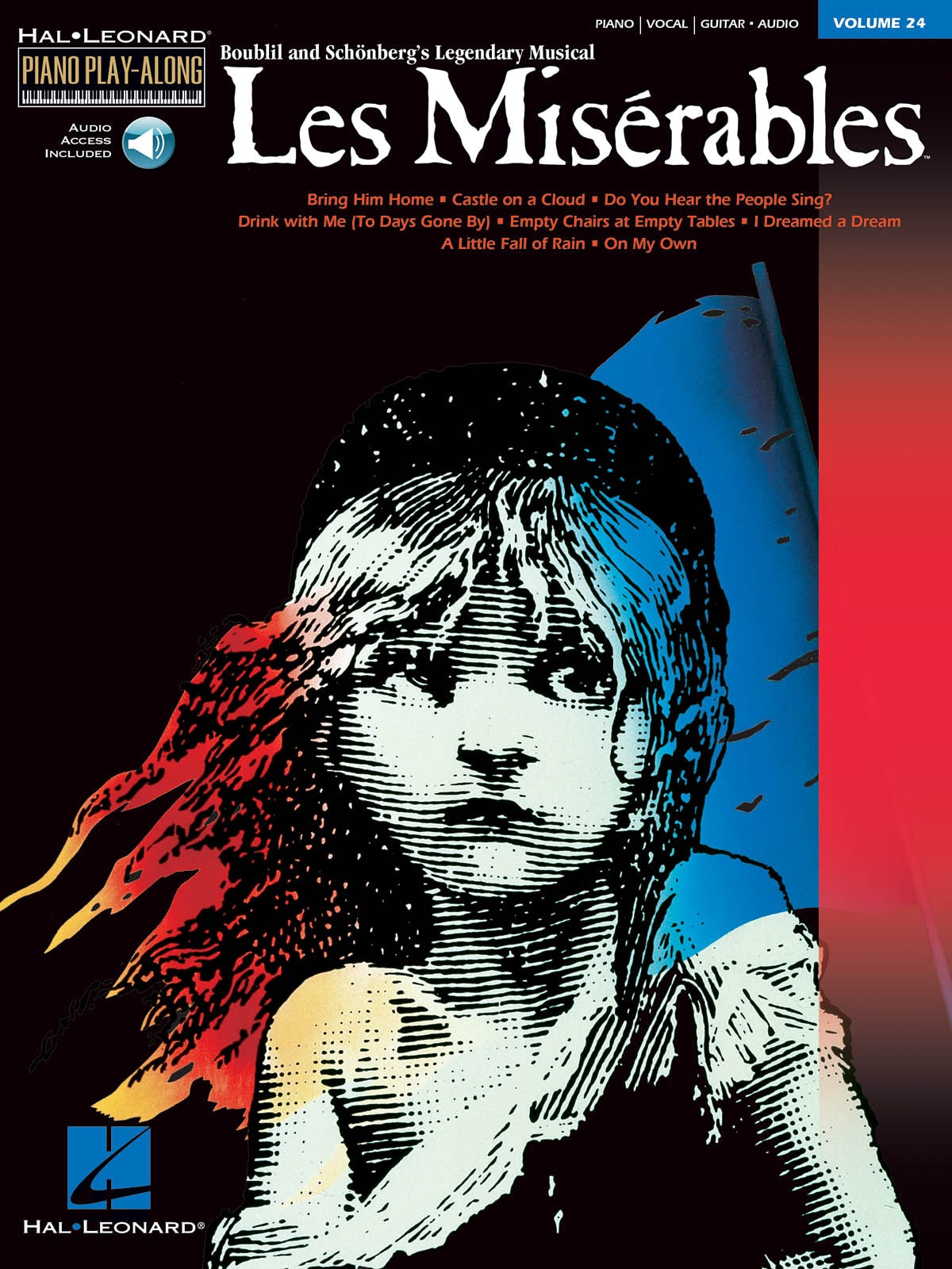 Piano Play-Along Volume 24: Les Miserables published by Hal Leonard (Book/Online Audio)