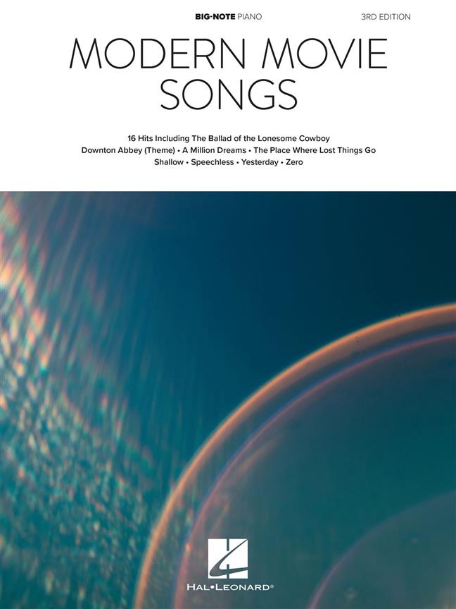 Modern Movie Songs Big-Note Piano published by Hal Leonard