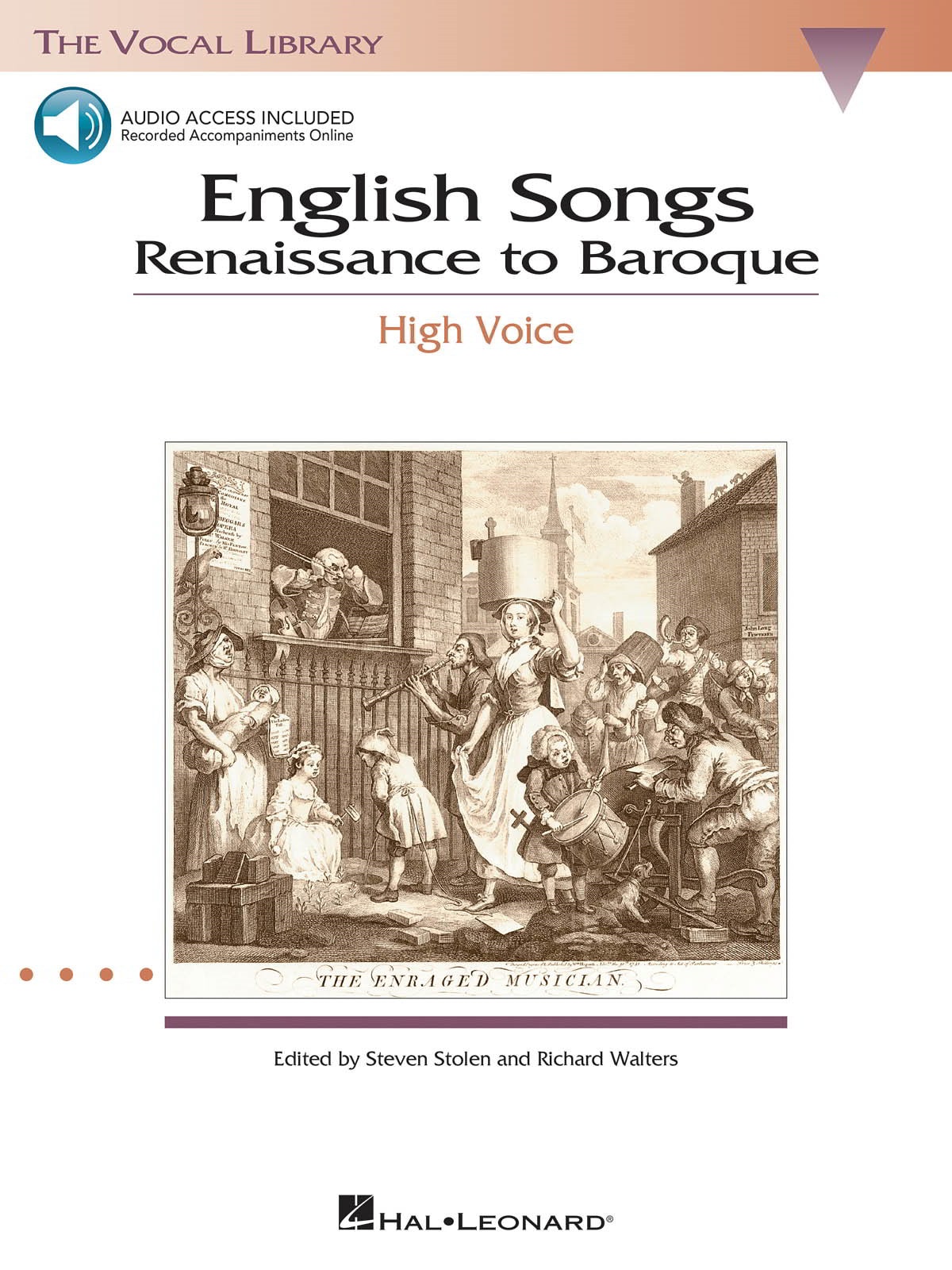 English Songs Renaissance To Baroque - High Voice published by Hal Leonard (Book/Online Audio)