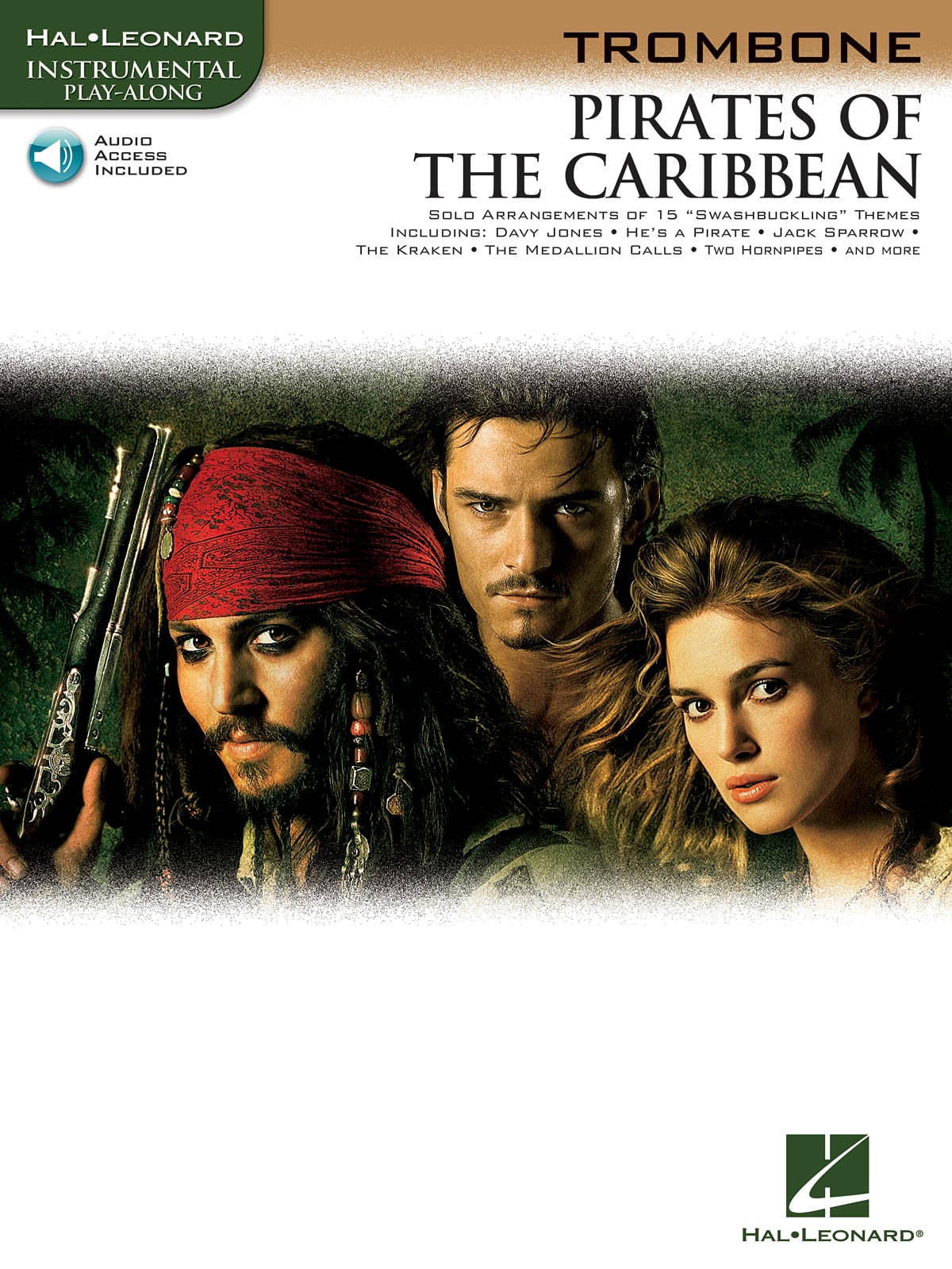 Pirates of the Caribbean - Trombone published by Hal Leonard (Book/Online Audio)