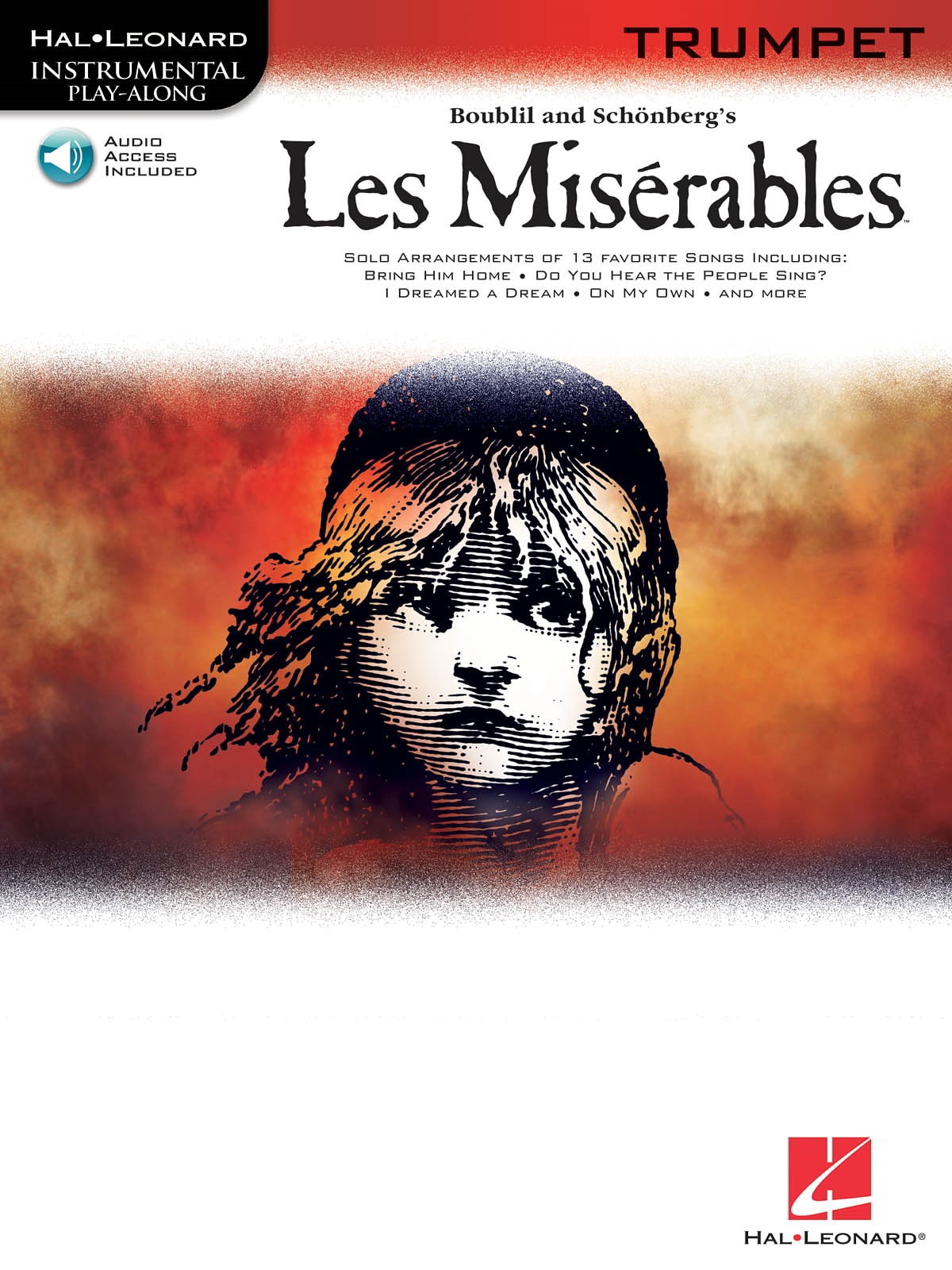 Les Miserables - Trumpet published by Hal Leonard (Book/Online Audio)