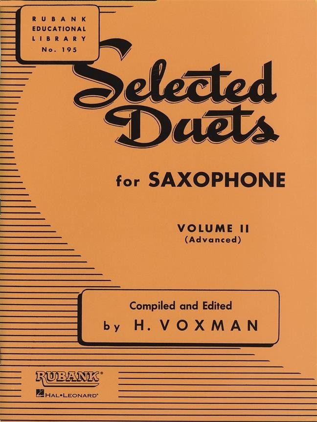 Forwoods ScoreStore Selected Duets Volume 2 for Saxophone published