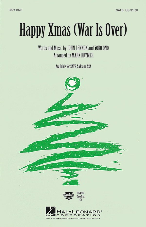 Happy Xmas (War is over) SATB published by Hal Leonard