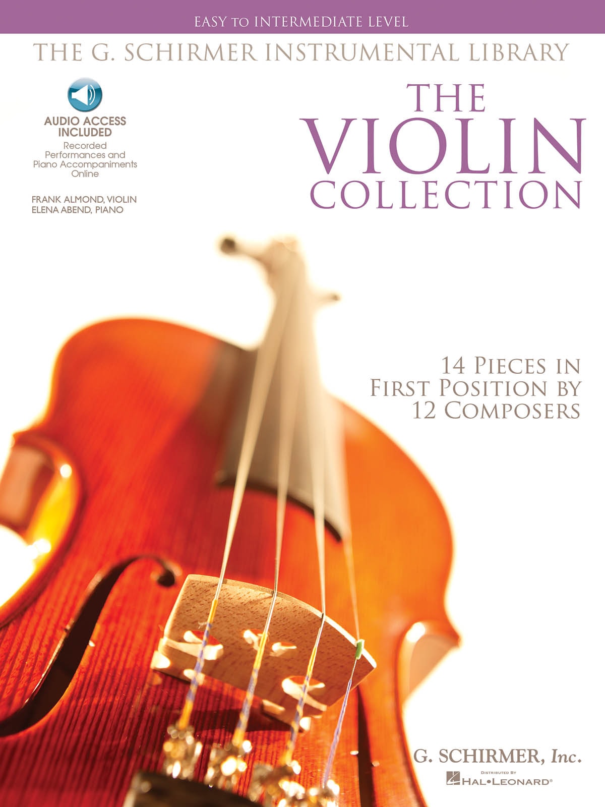 The Violin Collection Easy to Intermediate Level published by Schirmer (Book/Online Audio)