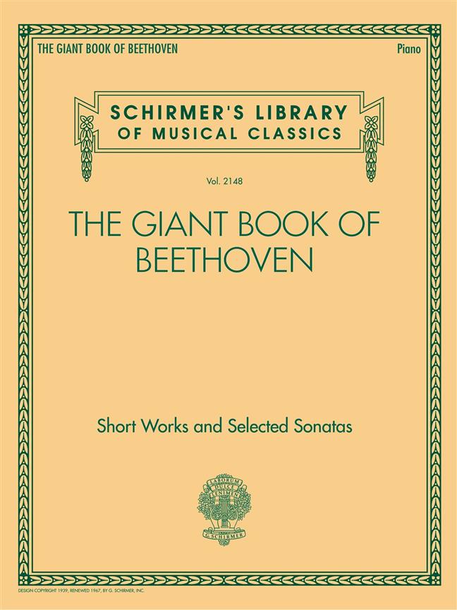 Beethoven: The Giant Book of Beethoven published by Schirmer