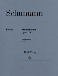 Schumann: Album Leaves Opus 124 for Piano published by Henle