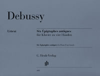Debussy: Six Epigraphes antiques for Piano Duet published by Henle