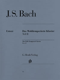 Bach: Well Tempered Clavier Book 2 (BWV 870-893) published by Henle