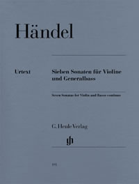 Handel: Seven Sonatas for Violin published by Henle Urtext