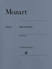 Mozart: Piano Pieces Published by Henle
