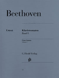 Beethoven: Piano Sonatas Volume 1 published by Henle