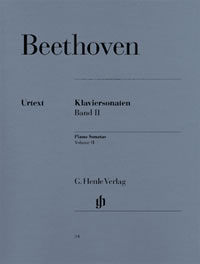 Beethoven: Piano Sonatas Volume 2 published by Henle (Perahia Edition)