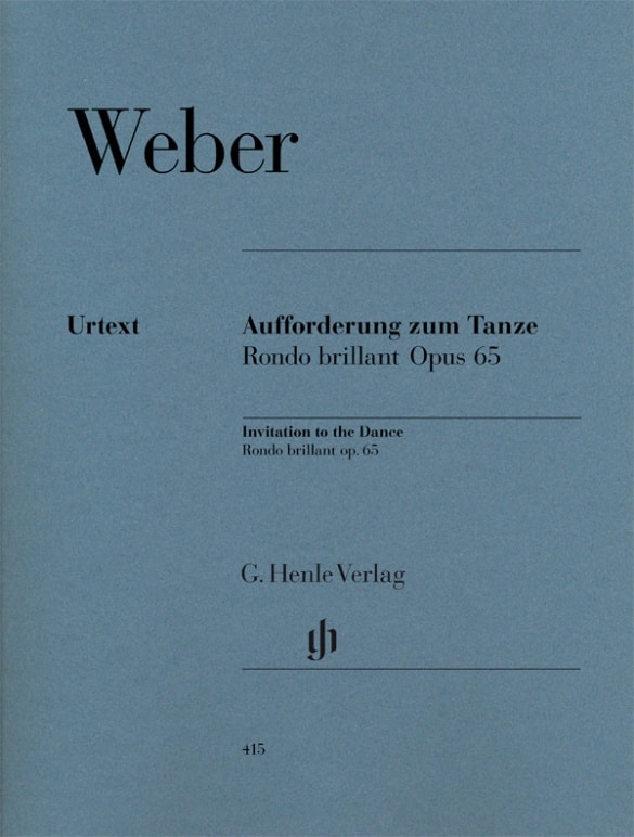Weber: Invitation to the Dance in Db Opus 65 for Piano published by Henle