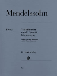 Mendelssohn: Concerto E minor Op.64 for Violin published by Henle