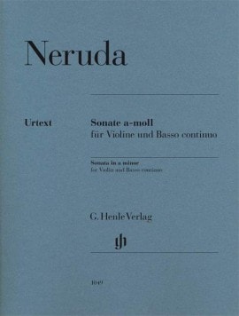 Neruda: Sonata in A Minor for Violin & Basso continuo published by Henle
