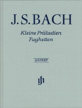 Bach: Little Preludes and Fugues for Piano published by Henle (Cloth Bound)