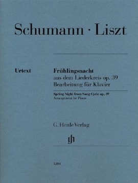 Schumann: Spring night from Song Cycle for Piano published by Henle