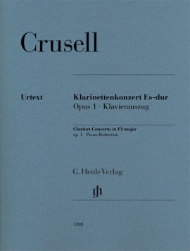 Crusell: Concerto In Eb Major Opus 1 for Clarinet published by Henle