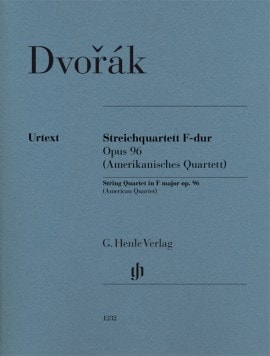 Dvorak: String Quartet in F Opus 96 (American Quartet) published by Henle