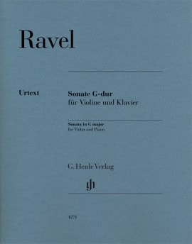 Ravel: Sonata in G for Violin published by Henle