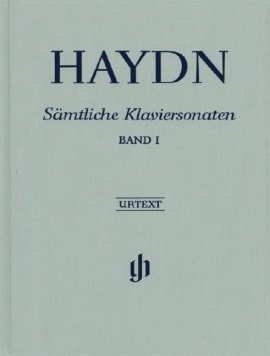 Haydn: Complete Piano Sonatas Volume 1 published by Henle (Clothbound Edition)