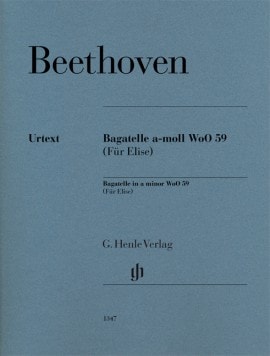 Beethoven: Fur Elise for Piano published by Henle