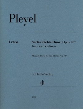 Pleyel: 6 Easy Duets Opus 48 for Violin published by Henle