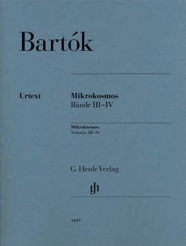 Bartok: Mikrokosmos 3 & 4 for Piano published by Henle Urtext